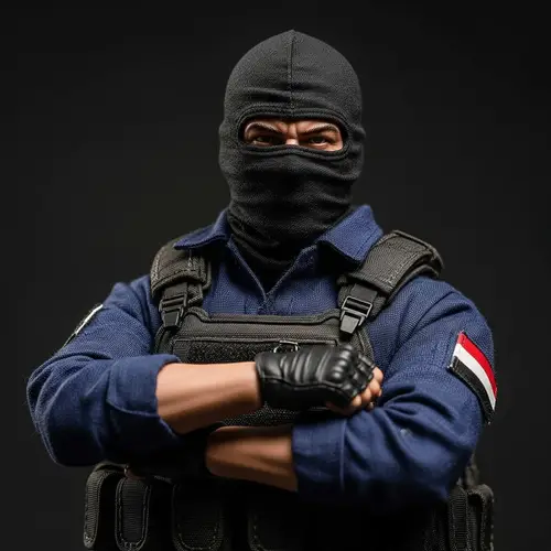 CSGO Terrorist Separatist Action Figure Photography