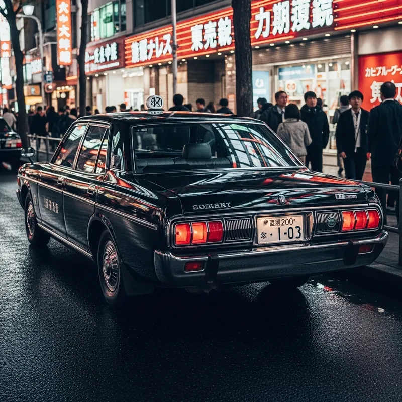 Vintage 70s Nissan Cedric 2800SGL Taxi from Japan