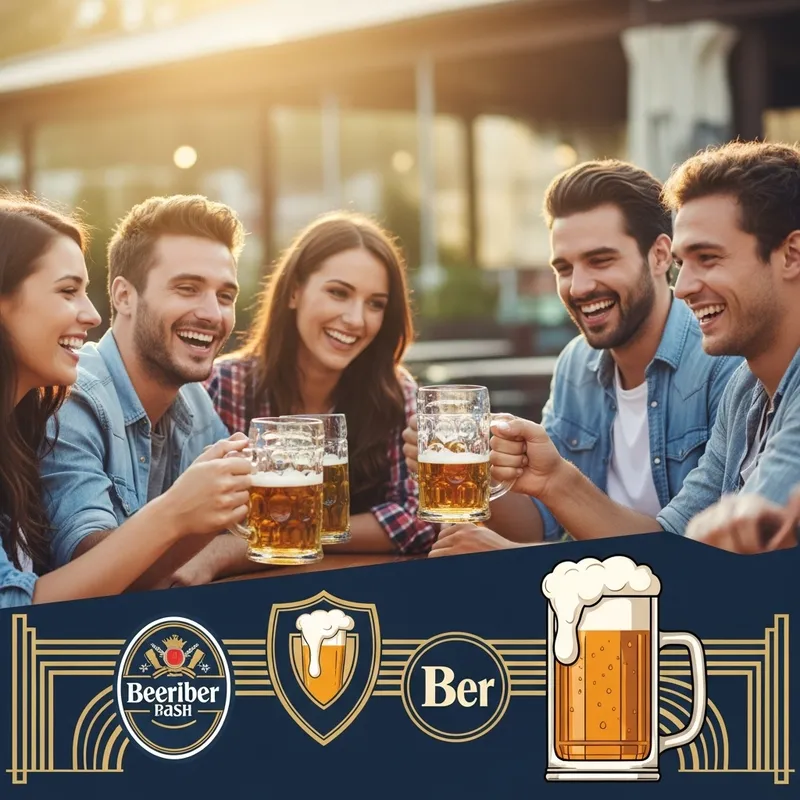 Sunny Days at the Beer Garden with Friends