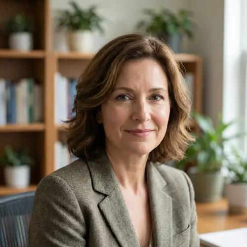 Professional Psychologist Headshot - Warm & Empathetic