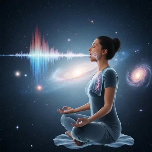 Breath Journey Visualization in Lotus Position