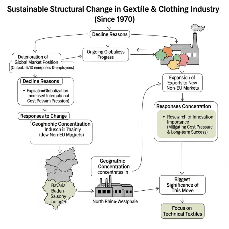 Transformation of German Textile Industry since 1970