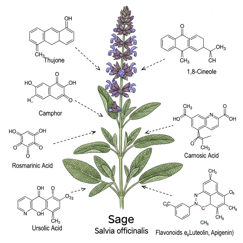 Active Substances in Sage Plant Explained