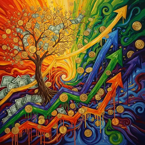 Abstract Expressionism Art for Economic Growth