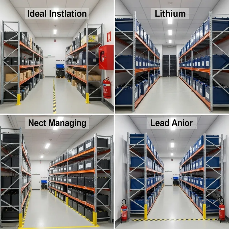 Ideal Storage for Lithium & Lead Batteries