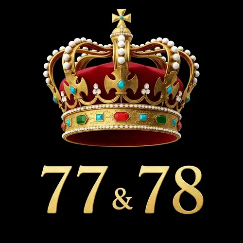 Ornate Gilded Crown with Jewels - Symbol of Might and Mystery