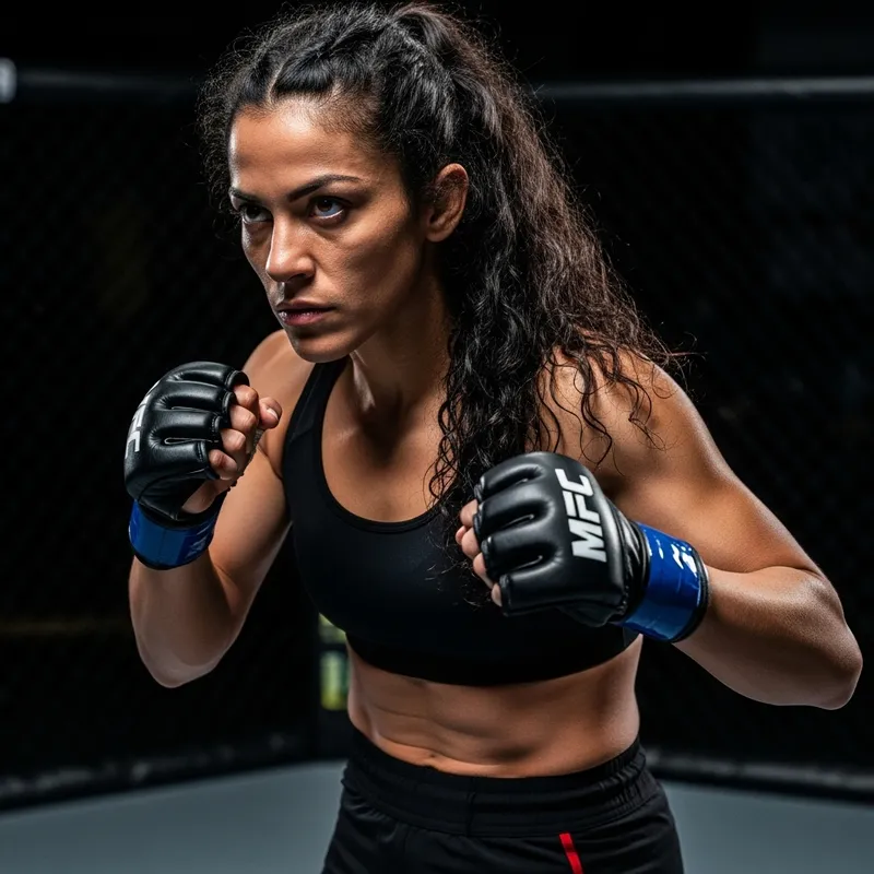 Photo Realistic Portrait of Polyana Viana, Brazilian Martial Artist