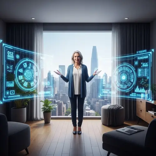 Futuristic Vision: Vibrant and Sophisticated You in Urban Setting