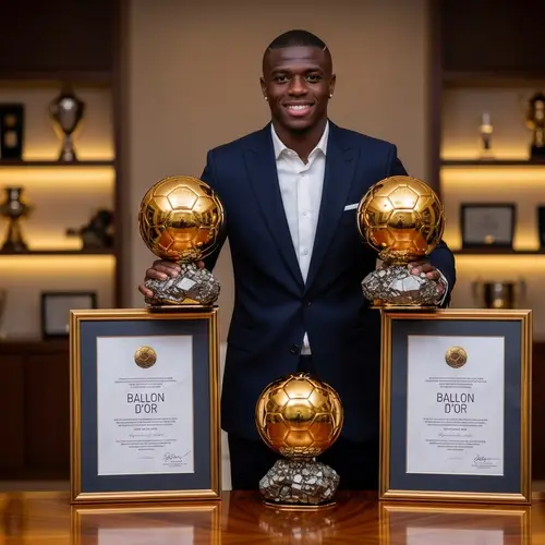 African Soccer Player with Ballon D'or Trophies | Awards Winner