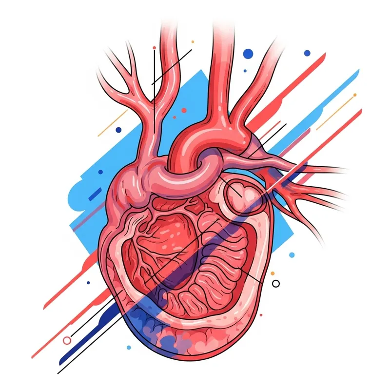 Aortic Dissection: Dynamic Radiology & AI Illustration
