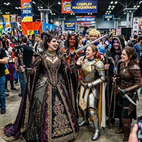 Villainous Empress Cosplay Group Photo