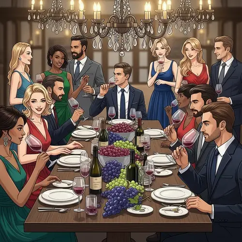 Elegant Wine Party: Sophistication & Charm | European Winery Style