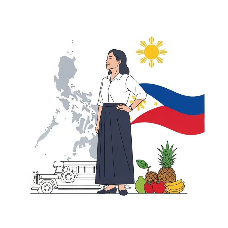 Proud Filipina Citizen | Minimalist Design for Philippines Pride