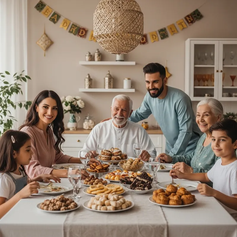 Joyful Eid al-Fitr Family Celebration