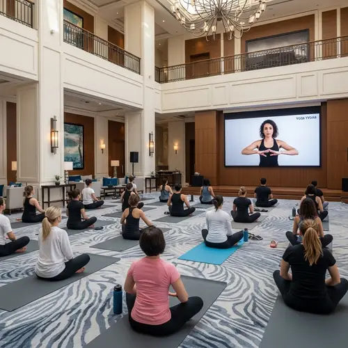 Luxury Hotel Virtual Yoga Classes | Serene Relaxation Sessions
