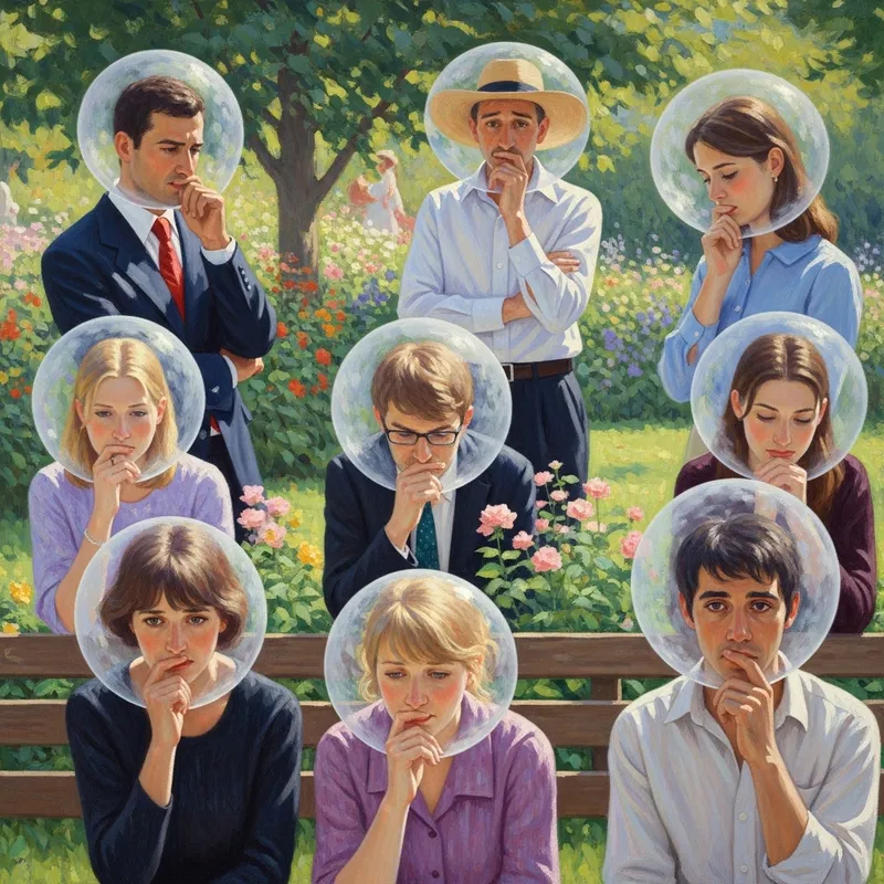 Unspoken Thoughts Impressionism Painting