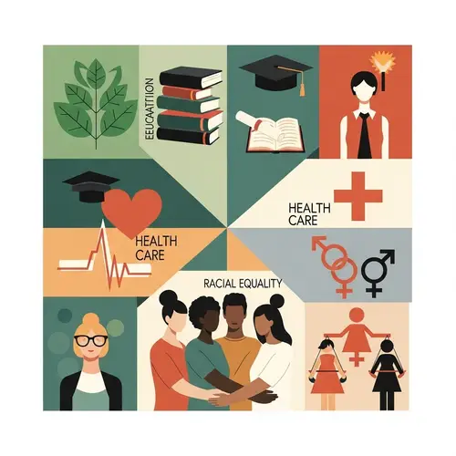 Contemporary Social Issues Art | Global Themes Illustration