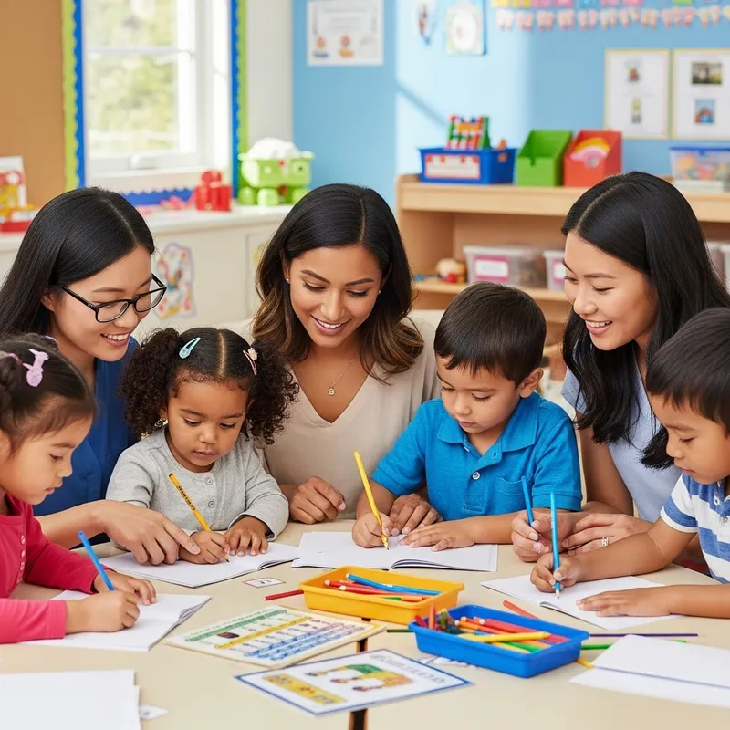 Engaging Female Teachers and Diverse Five-Year-Olds in Learning Activities