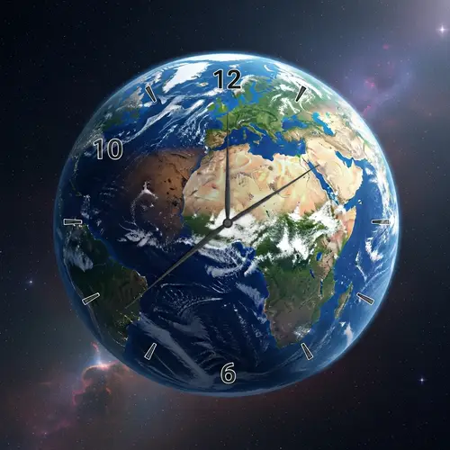 Earth as a Clock: A Symbol of Time and Nature