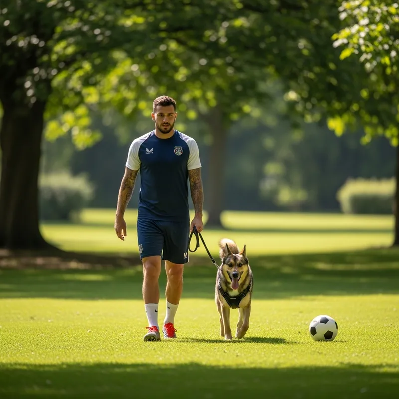 Cristiano Ronaldo Walking His Dog - Stroll in the Park Cristiano Ronaldo Walking His Dog - Stroll in the Park