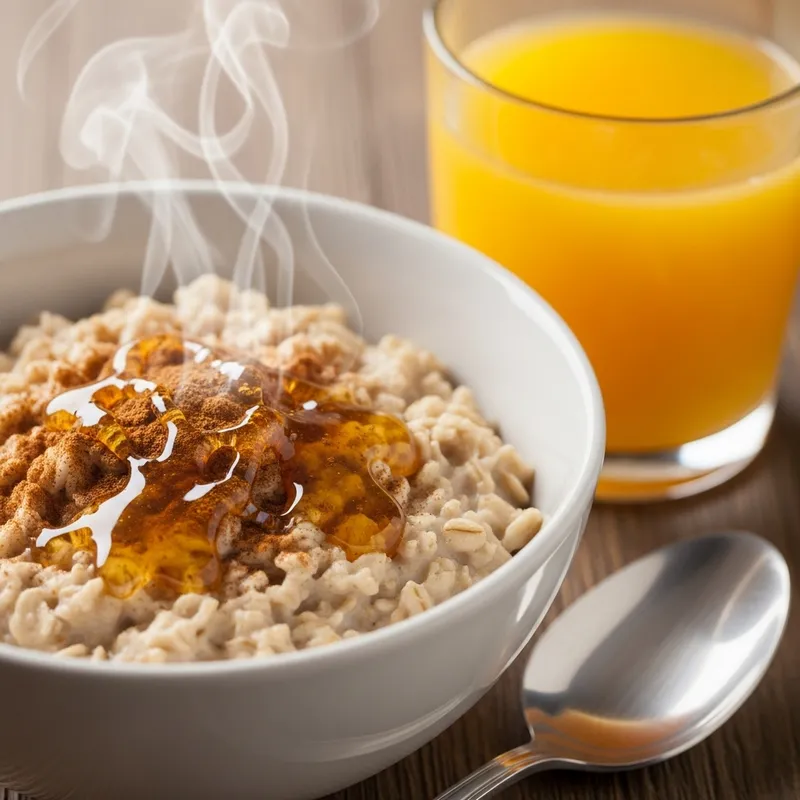 Fresh Oatmeal with Cinnamon and Honey Recipe Fresh Oatmeal with Cinnamon and Honey Recipe