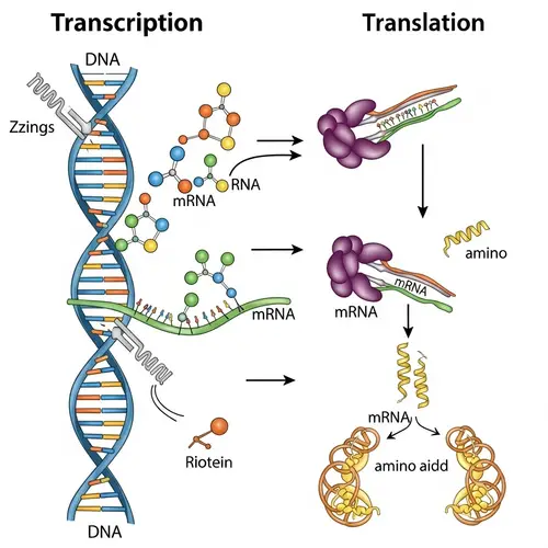 DNA Transcription and Translation Processes Explained