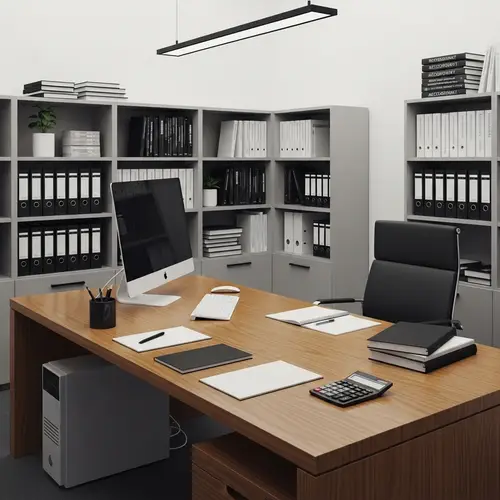 Minimalist Accounting Office Design Inspiration