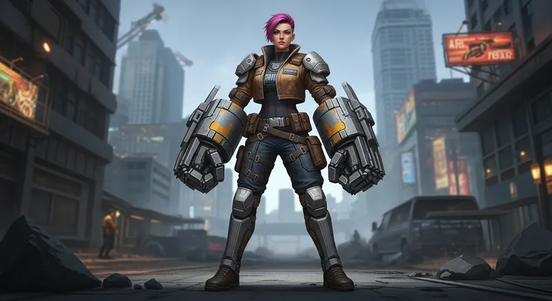 Vi from Arcane: The Dystopian Warrior Vi from Arcane: The Dystopian Warrior