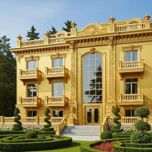 Golden Mansion: A Luxurious Architectural Marvel