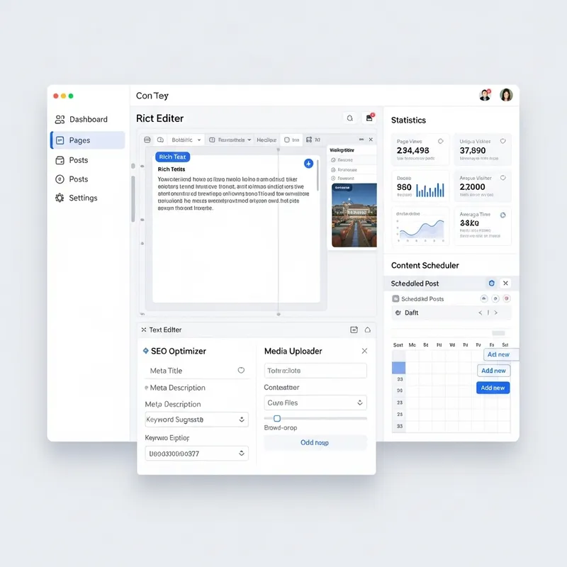 Effective Content Management System with SEO Enhancements