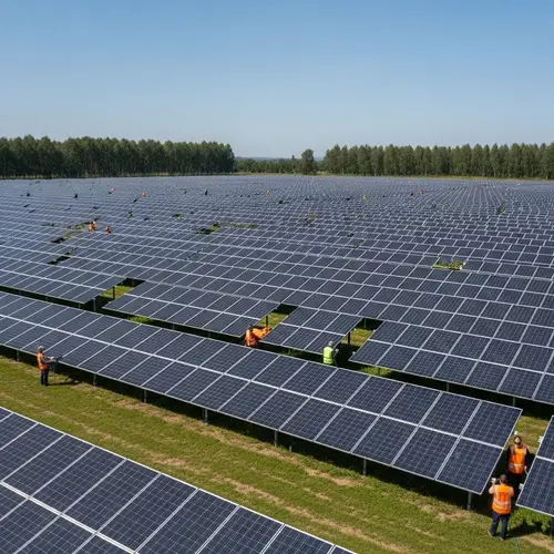 Tranquil Solar Park with Precision Maintenance | Energy Innovation