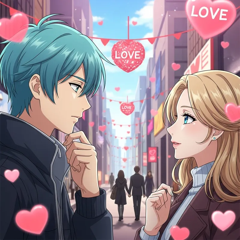 Discovering Love: Turquoise-haired Man in Search of Blonde Woman