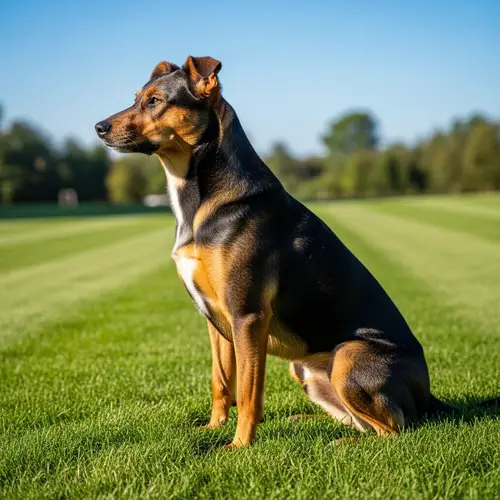 Medium-Sized Short-Haired Dog Enjoying Outdoors