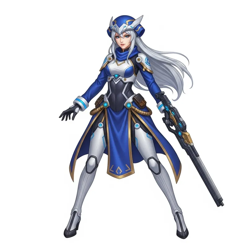 ELSword EVE Code: Sariel - Futuristic Female Character