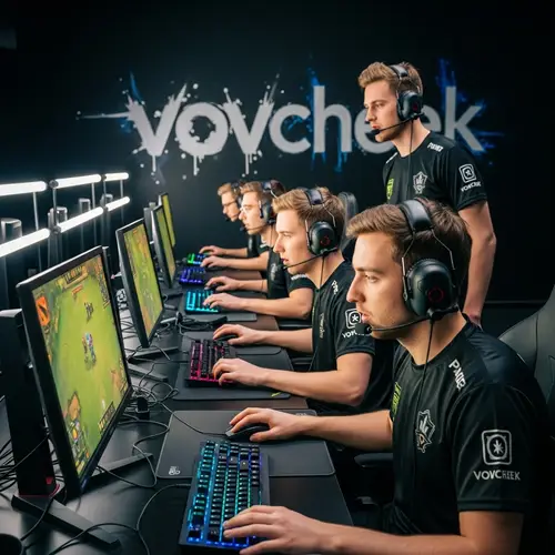 Top Esport Team Playing Dota | vovcheek Gaming Room