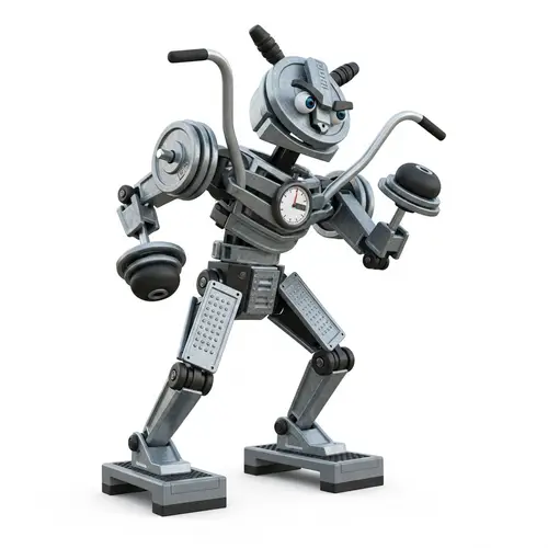 Unique Gym Equipment Mascot Design for Brand Growth