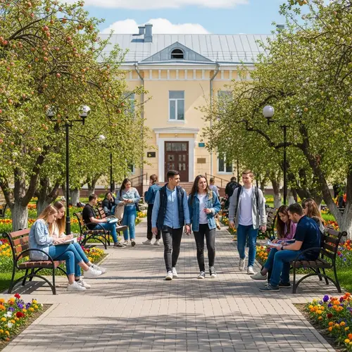 Spring Day at Michurinsk State Agrarian University | Blooming Campus