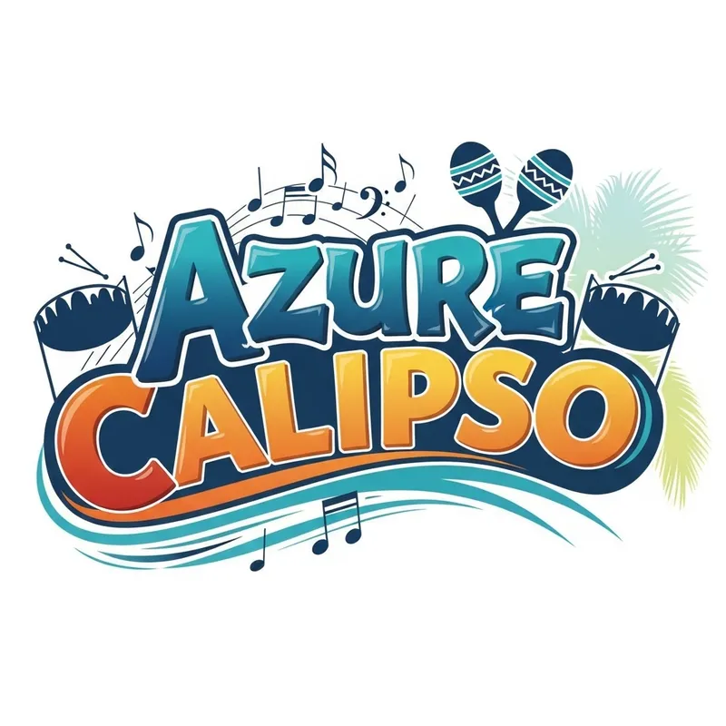 Azure Calipso Band Logo | Caribbean Vibe