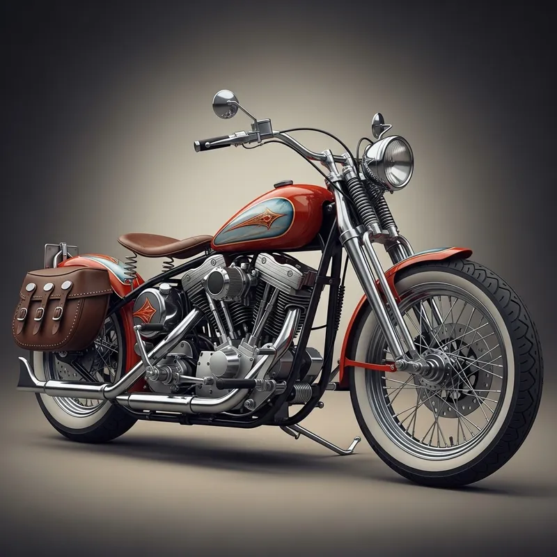 Vintage Old School Motorcycle Rana Motera Vintage Old School Motorcycle Rana Motera