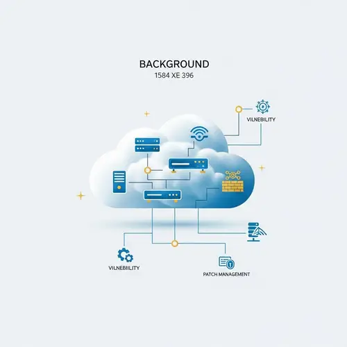Professional Cloud Security LinkedIn Background Image