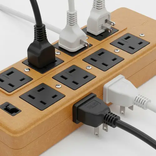 Robust Multiplug with Flame-Resistant Plastic | Functional Design