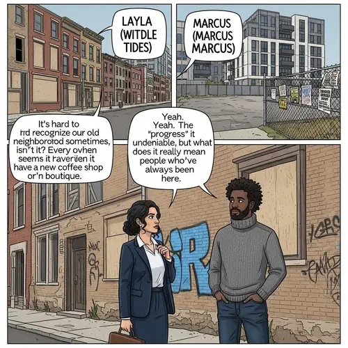 Exploring Gentrification: Qualitative Analysis through Conversation