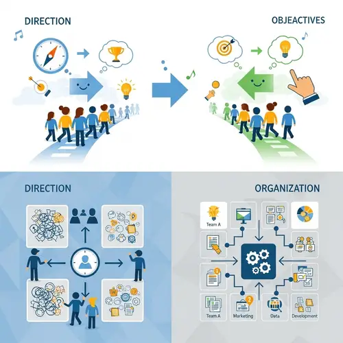 Creative 2-Minute Animated Sequence on Direction and Organization