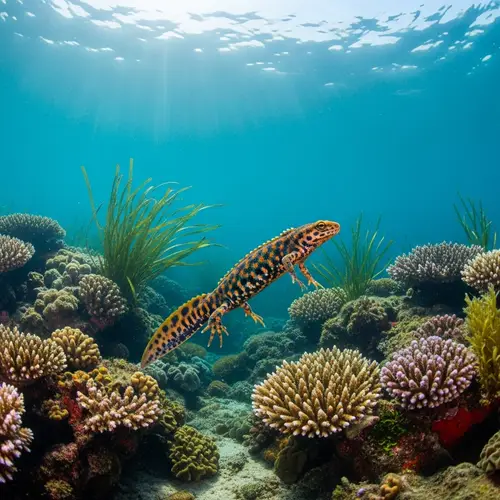 Under the Sea: A Newt's Vibrant Journey