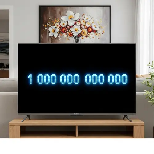 Modern TV with 1 Quadrillion Display - Stylish Design