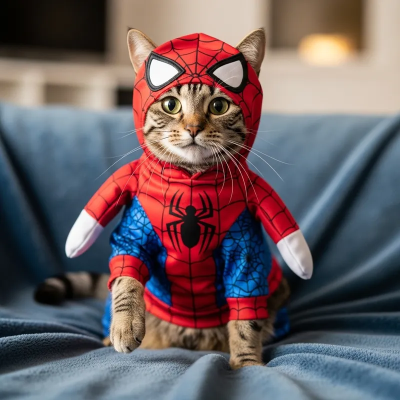 Spider Cat Costume | Fun Feline Superhero Dress Up