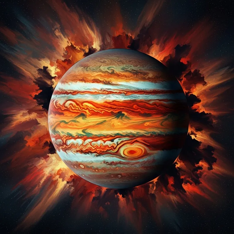 Jupiter DEX Style Art | Creative Digital Painting