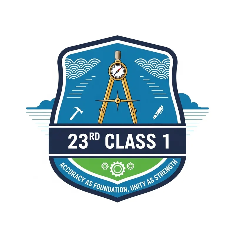 23rd Class Emblem Design: Unity & Precision 23rd Class Emblem Design: Unity & Precision