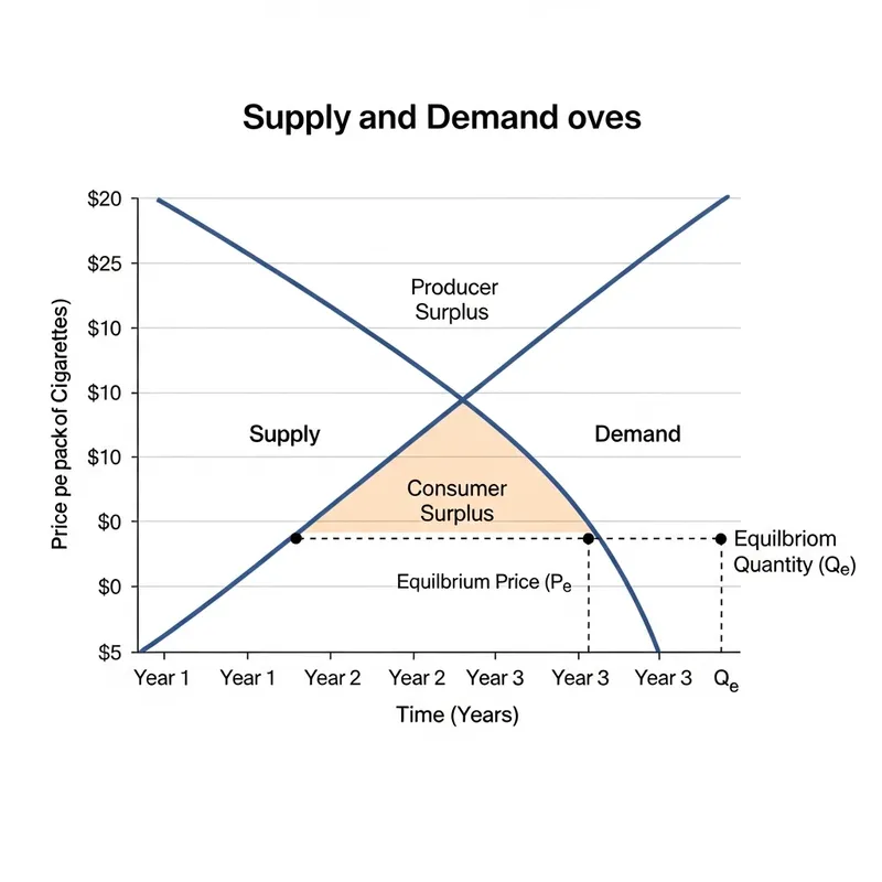 Cigarette Supply Demand Graph Evolution - Professional Analysis