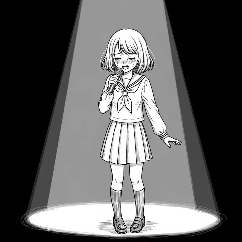 Bochi the Rock Anime Character Hitorigoto Singing Bochi the Rock Anime Character Hitorigoto Singing